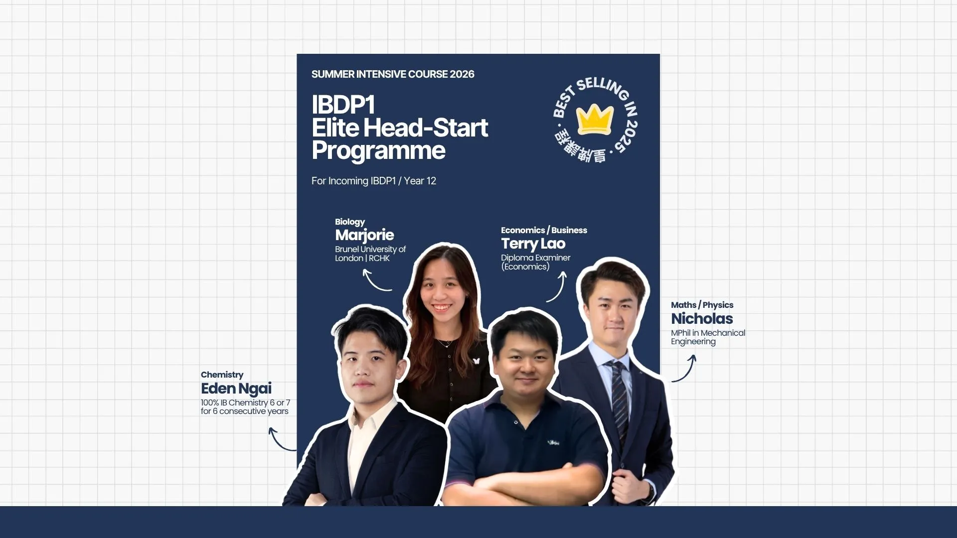 2026 IBDP1 summer intensive course poster