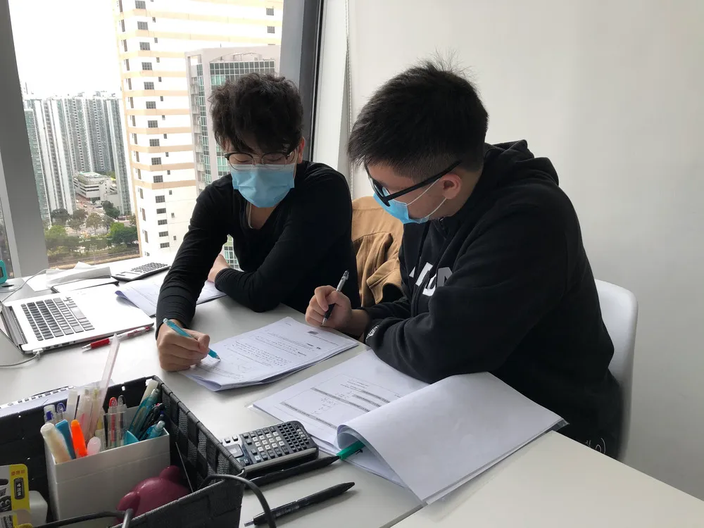 Tutoring session at Cube Education